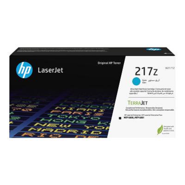 HP 217Z Cyn Original LaserJet Toner Crtg tonercartridge 1 stuk(s) Origineel