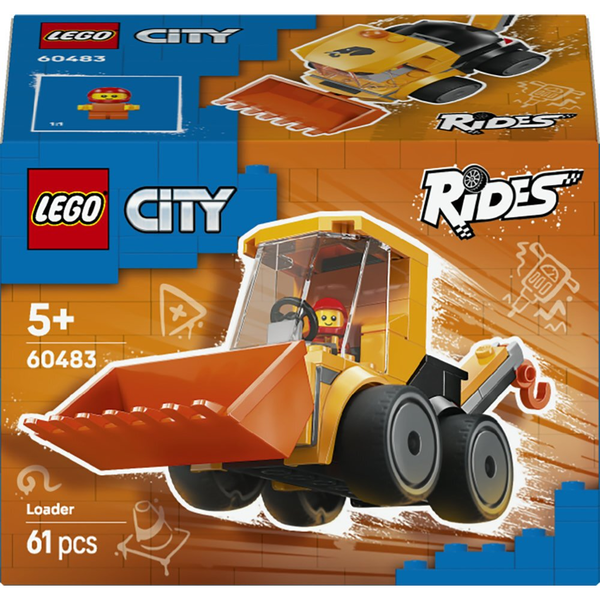 LEGO® City Járgányok – Építőipari rakodó 60483