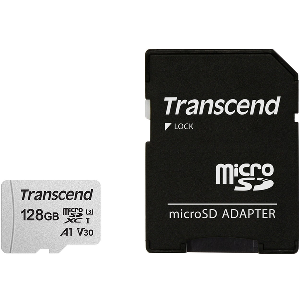 Transcend microSDXC 128GB C10/U3/V30/A1