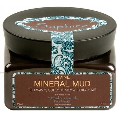 Saphira, Divine Mineral Mud, Hair Treatment Cream Mask, For Moisturizing, 500 ml