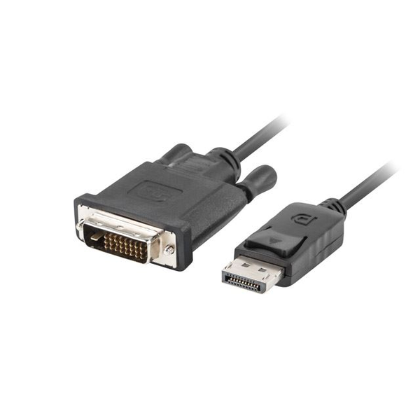 Kabel DisplayPort - DVI-D(24+1) M/M 1m černý