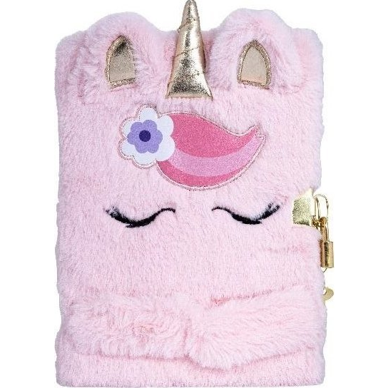 Unikornis Szőrmés Napló - A/5 - 80 Lapos - Fluffy Unicorn (101024003) (AE297KLS)