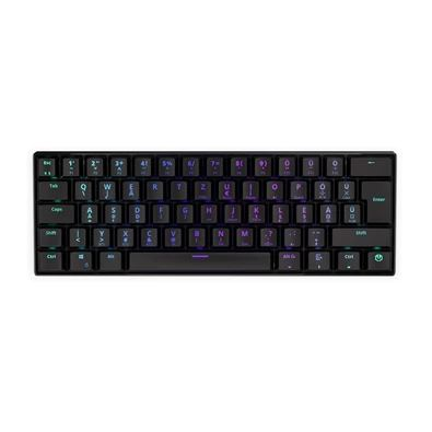 Tastatura gaming, Endorfy Thock Kailh Box, RGB, USB, Wireless, Negru