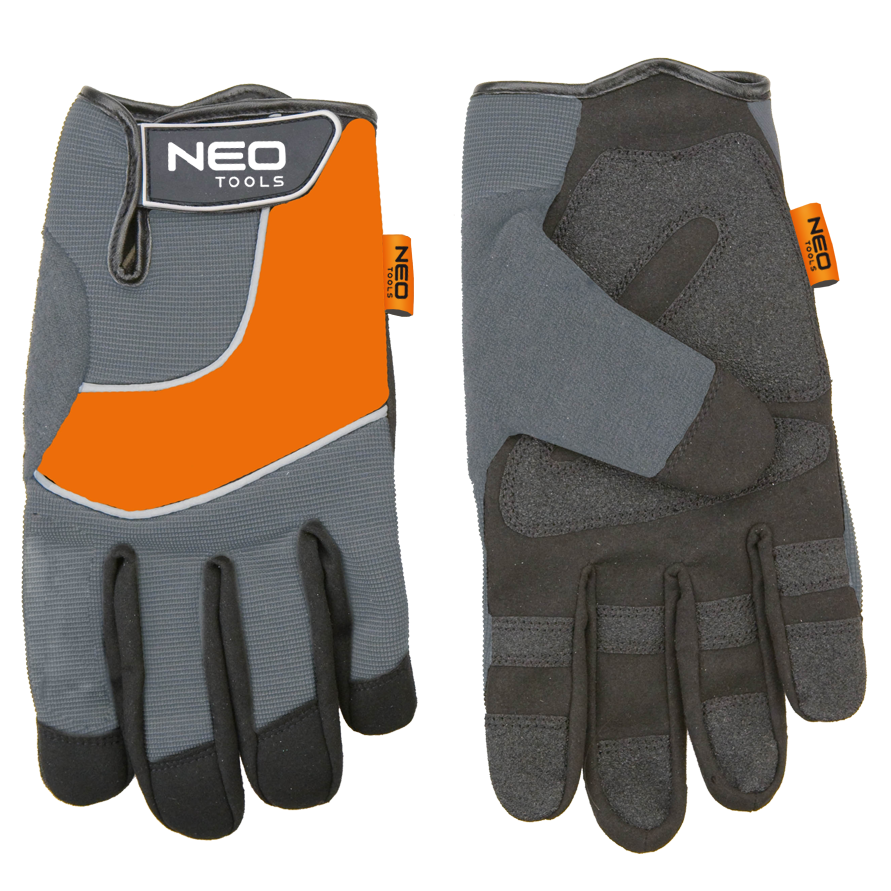 NEO 97-605 Munkakesztyű, Műbőr, Pvc Elemek, 2121X, 10