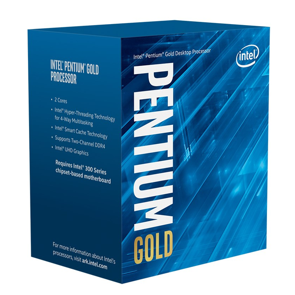 Intel Pentium Gold G6500 процесор 4,1 GHz 4 MB Smart Cache Процесор в пакет
