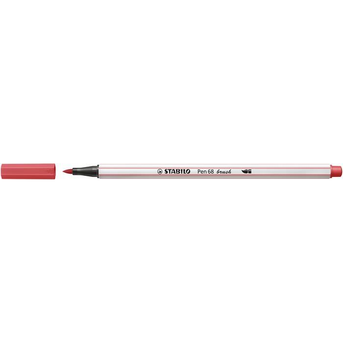 STABILO Pen 68 brush prémium ecsetfilc rugalmas heggyel rozsdavörös (568/47) (568/47)