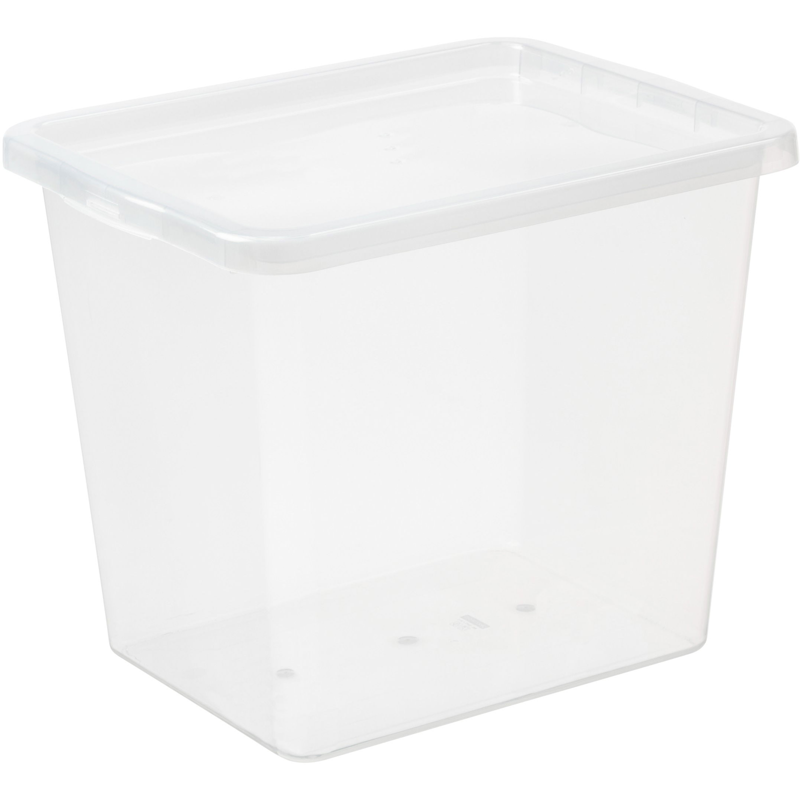 Plast Team Basic Box Tárolódoboz, 31 l, 42,5×33×34,7 cm, átlátszó (22970800)