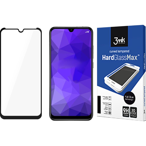 3MK HardGlass Max Xiaomi Mi A3 čierne/black, Sklo pokrývajúce celú