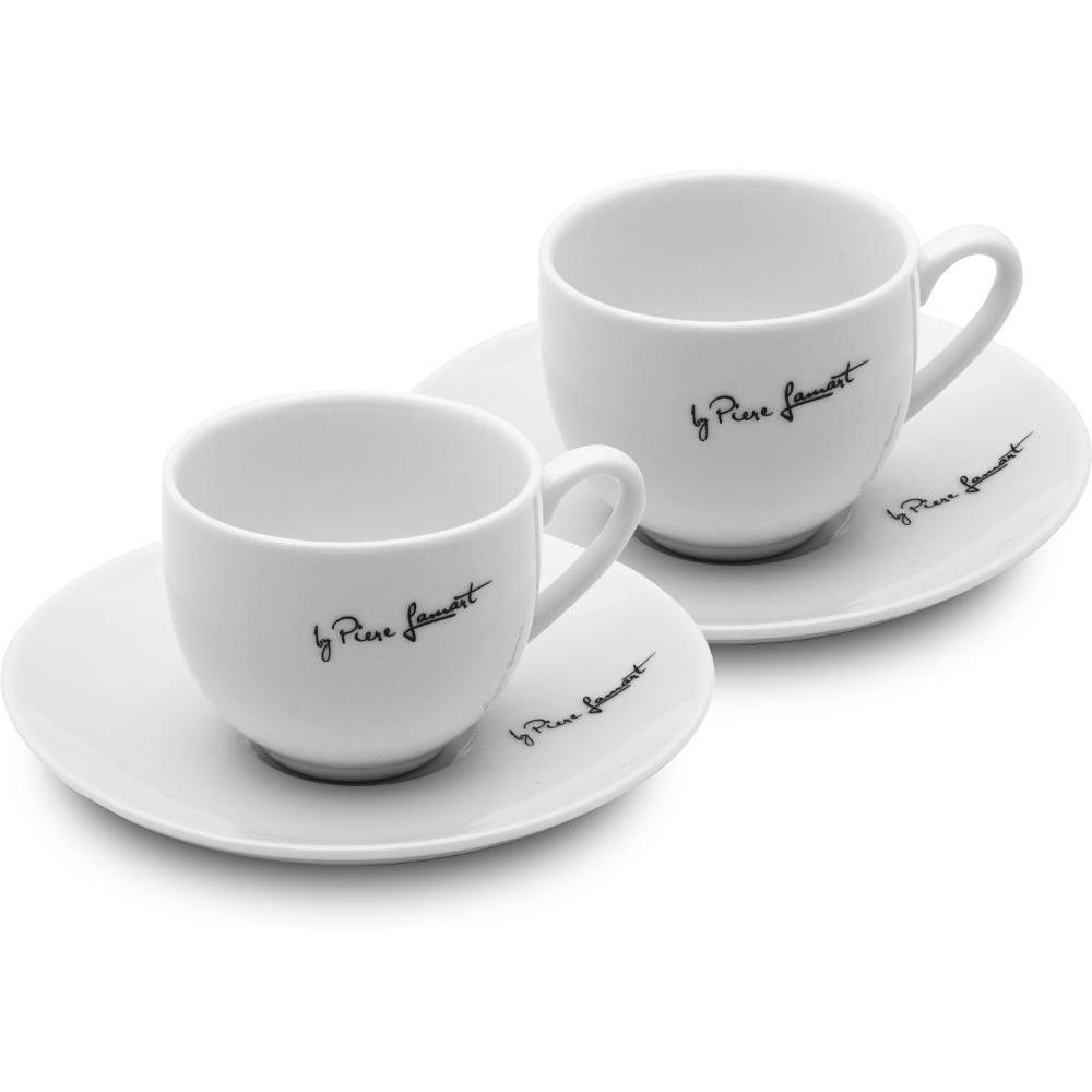 Lamart LT9208 KAFFE csészekészlet csészealjjal, 2 db, 90 ml ( LT9208 ŠÁLEK+PODŠ. 2KS 90ML KAFFE LAMAR)