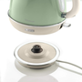 Ariete Vintage Line 2869/04 електрическа кана 1,7 Д 2000 W Хром, Зелен, Бяла
