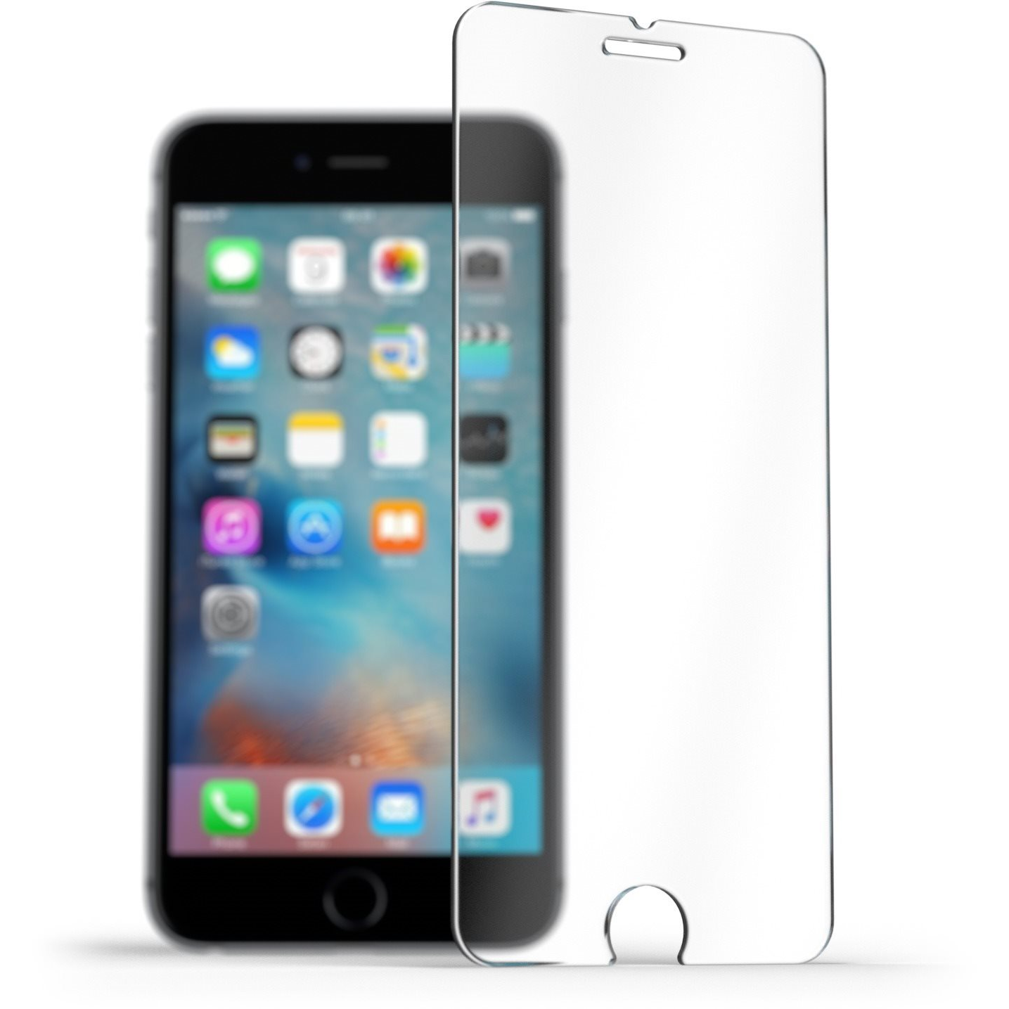 AlzaGuard Case Friendly Glass Protector iPhone 6 / 6S 2.5D üvegfólia (AGD-TGC0172)