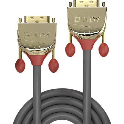Lindy 36204 DVI kabel 5 m DVI-D Grå
