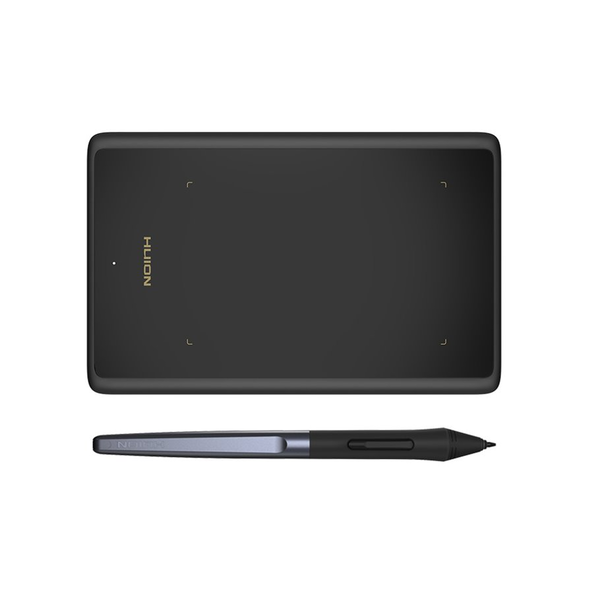 Графичен таблет Huion, Inspiroy H420X, 4.17x2.6 ", OSU, 300 PPS, 8192 нива на налягане, PW100 Pen без батерия, Съвместим с Chromebook, Mac, Компютър или Android Mobile, Включва 8 резервни съвета