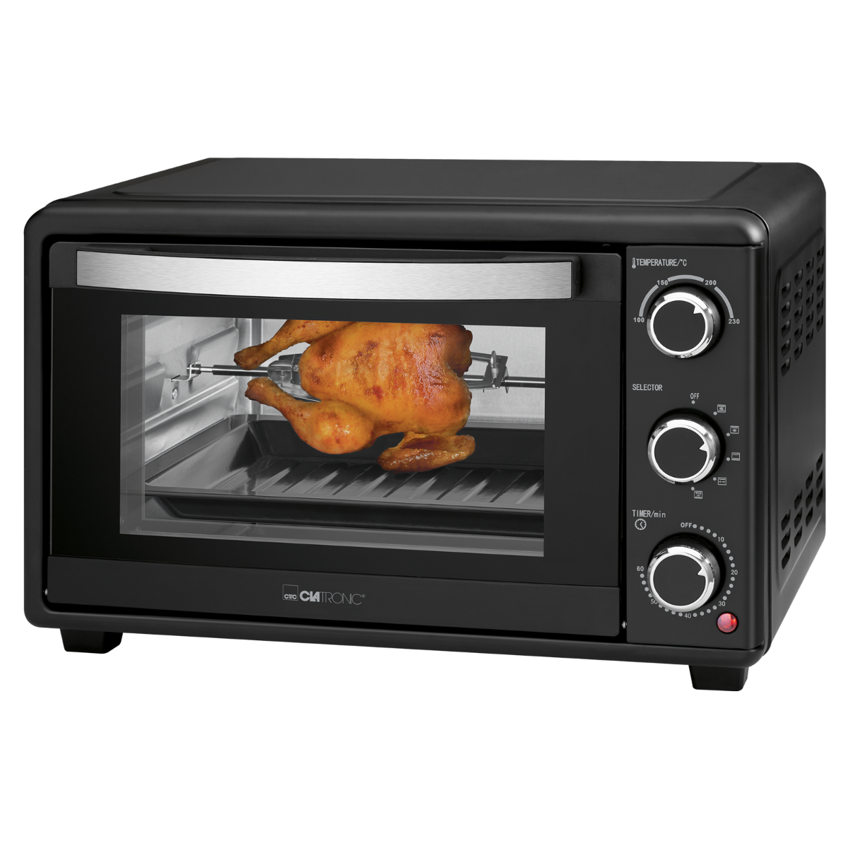 Clatronic MBG 3727 Mini sütő - Fekete (263898)