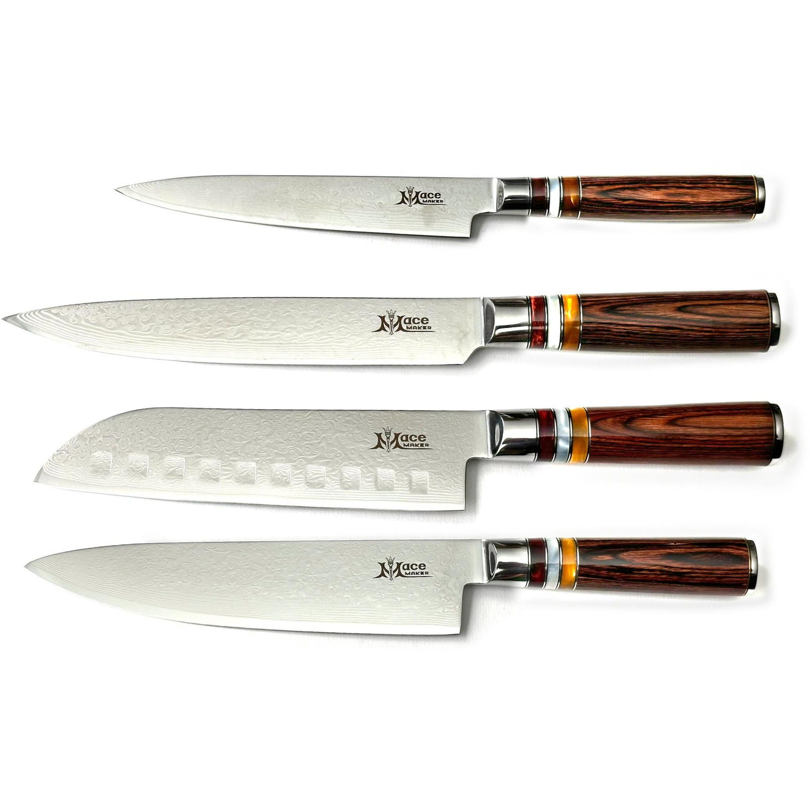 MaceMaker BORBONA SanMai konyhai késkészlet, 4 db (8594176645292)