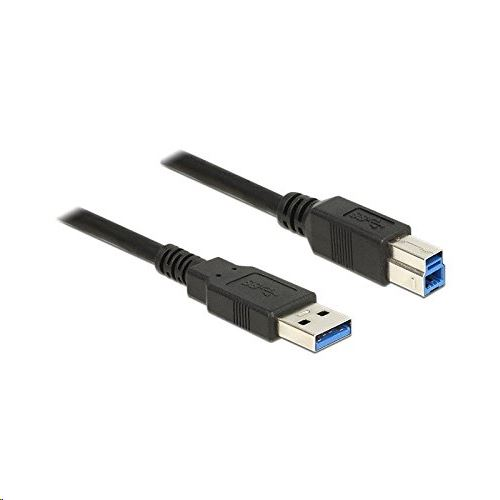 Delock 85066 USB 3.0 Type-A > USB 3.0 Type-B kábel, 1m, fekete (85066)