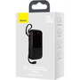 Външна батерия Baseus Qpow Pro, Overseas Edition, 10000mAh, 20W, вграден Lightning кабел, 1xUSB, 1xUSB-C, 1xUSB Lightning, QC, PD, FCP, SCP, дисплей, USB към USB-C кабел включен, черен