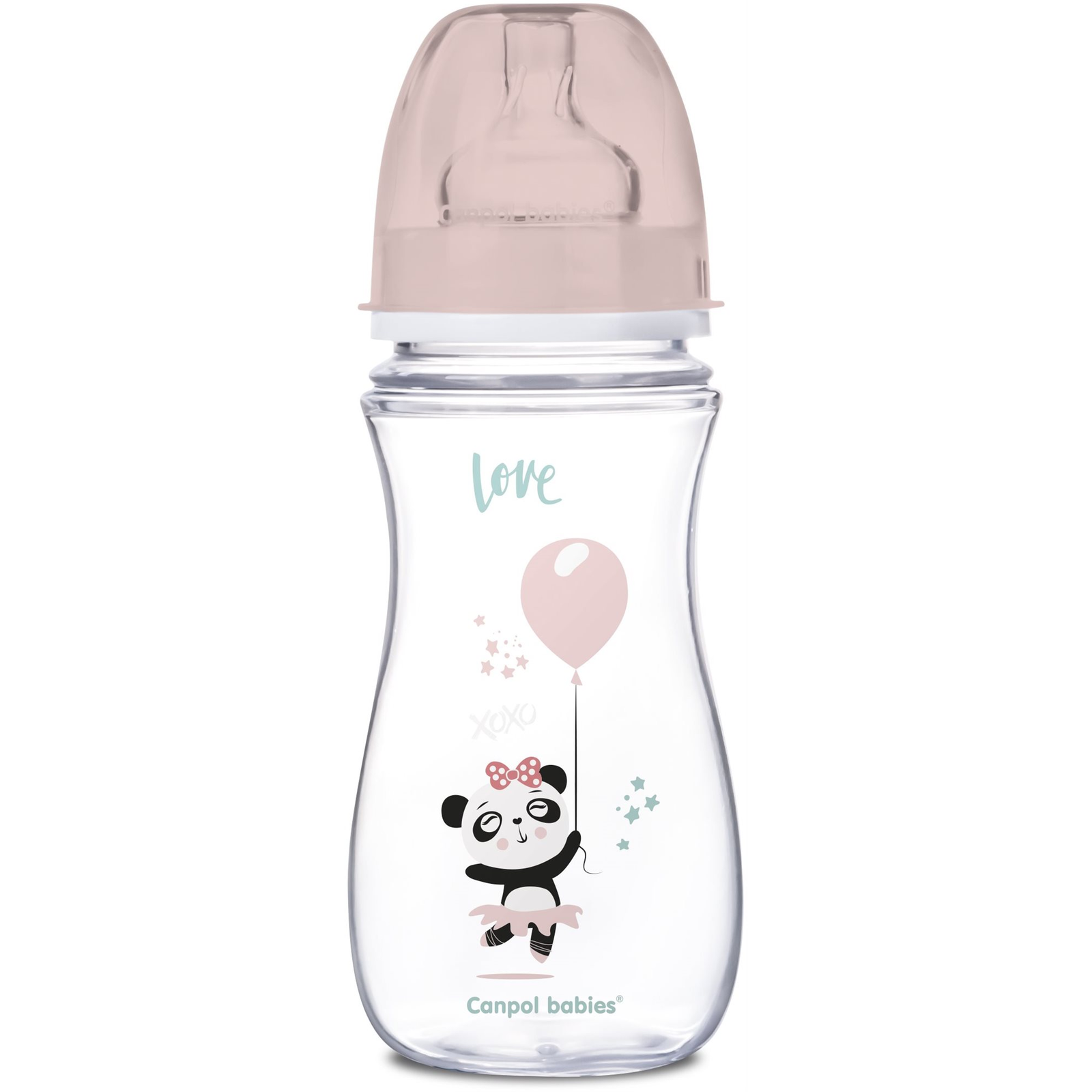 Canpol babies EXOTIC ANIMALS 300 ml rózsaszín (5901691813007)