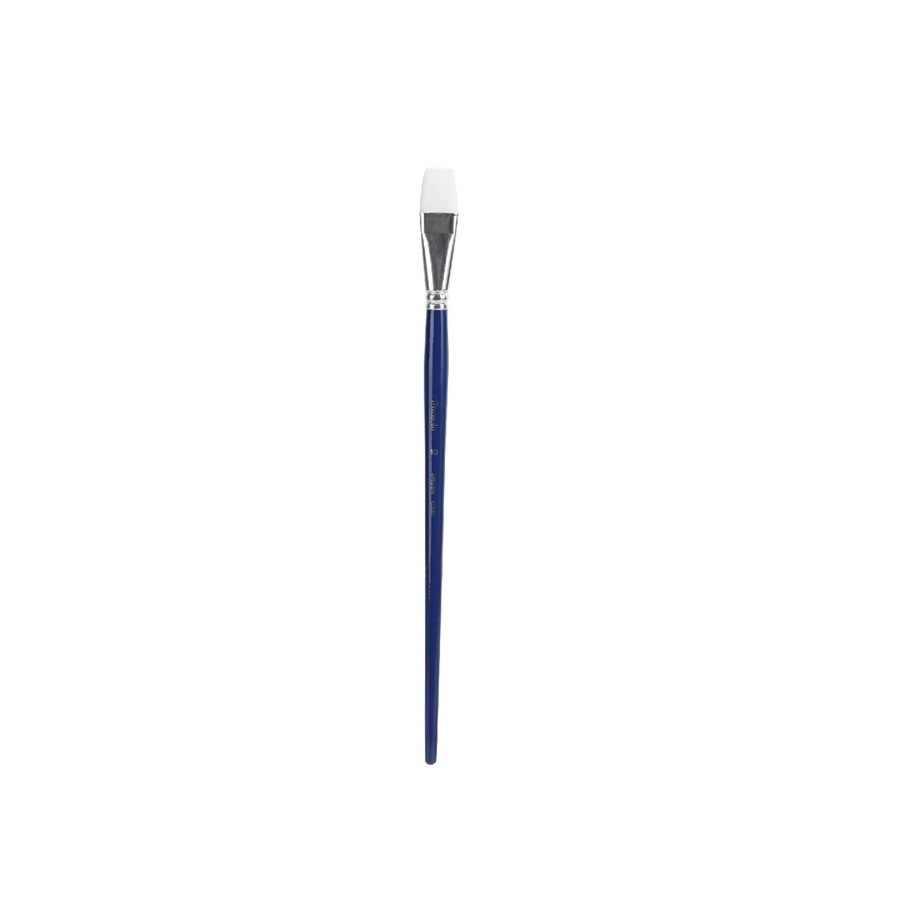 Deli Finenolo 282-10 Lapos sörtés ecset 10mm - Kék (DEC282-10)