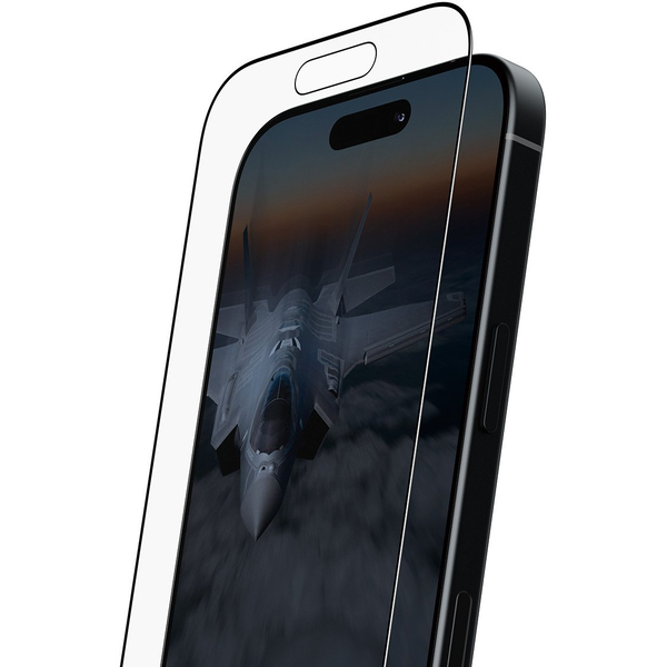 PanzerGlass ® Stealth Screen Protector w. Black Frame iPhone 17 | iPhone 16 Pro | Ultra-Wide Fit w. FASTFIT IN-A-BOX Doorzichtige schermbeschermer Apple 1 stuk(s)