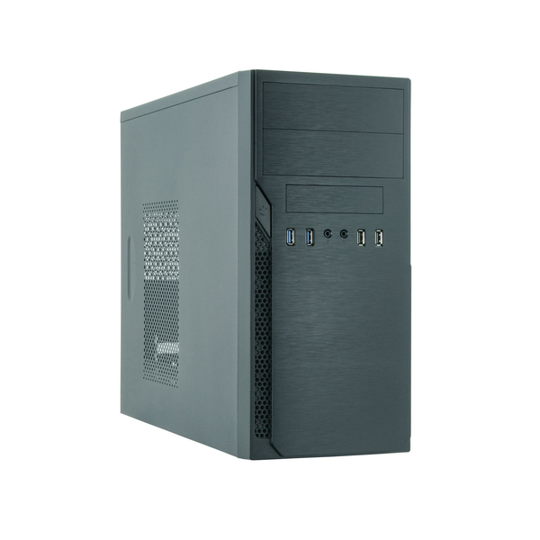 Chieftec ATX mini-tour alu brossé SECC Tower Nero