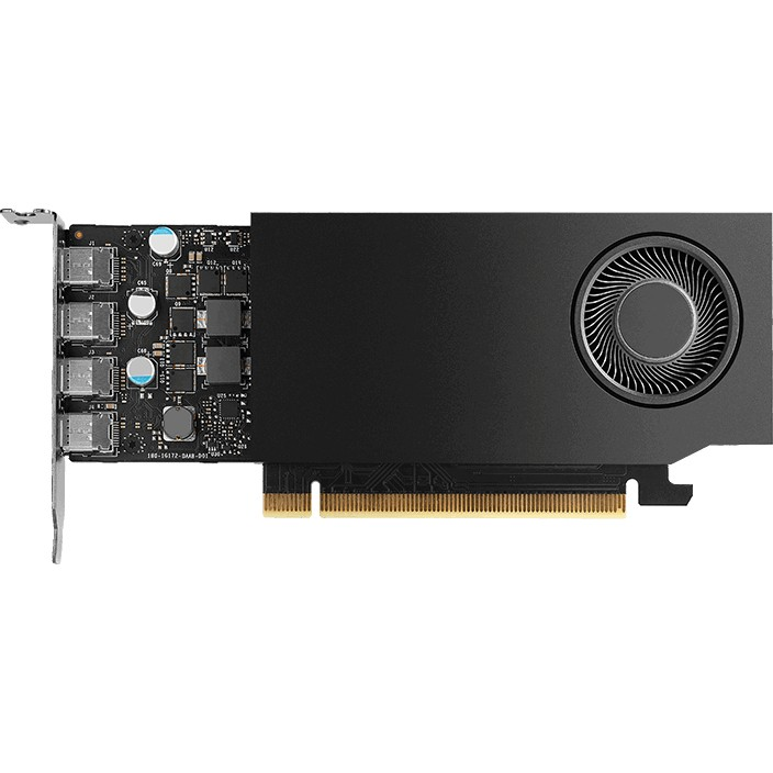 PNY Nvidia Quadro RTX A1000 8GB GDDR6 Power Limited Low Profile Videókártya (VCNRTXA1000-PL)
