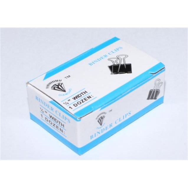 Bindercsipesz 15 mm - fekete (12 db) (11167/HFC0832/12356)