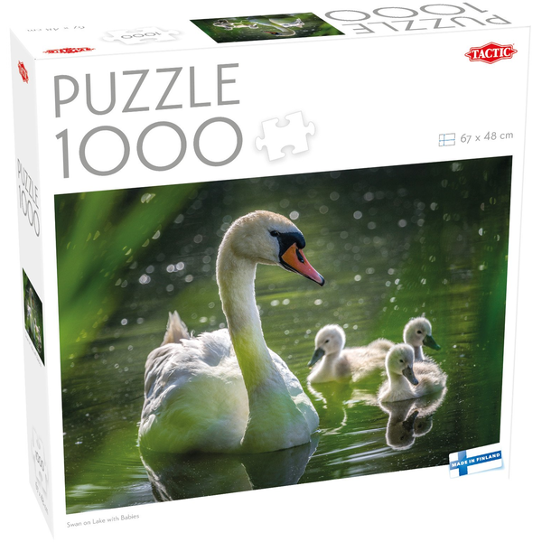 Tactic 59218 puslespil 1000 stk Dyr