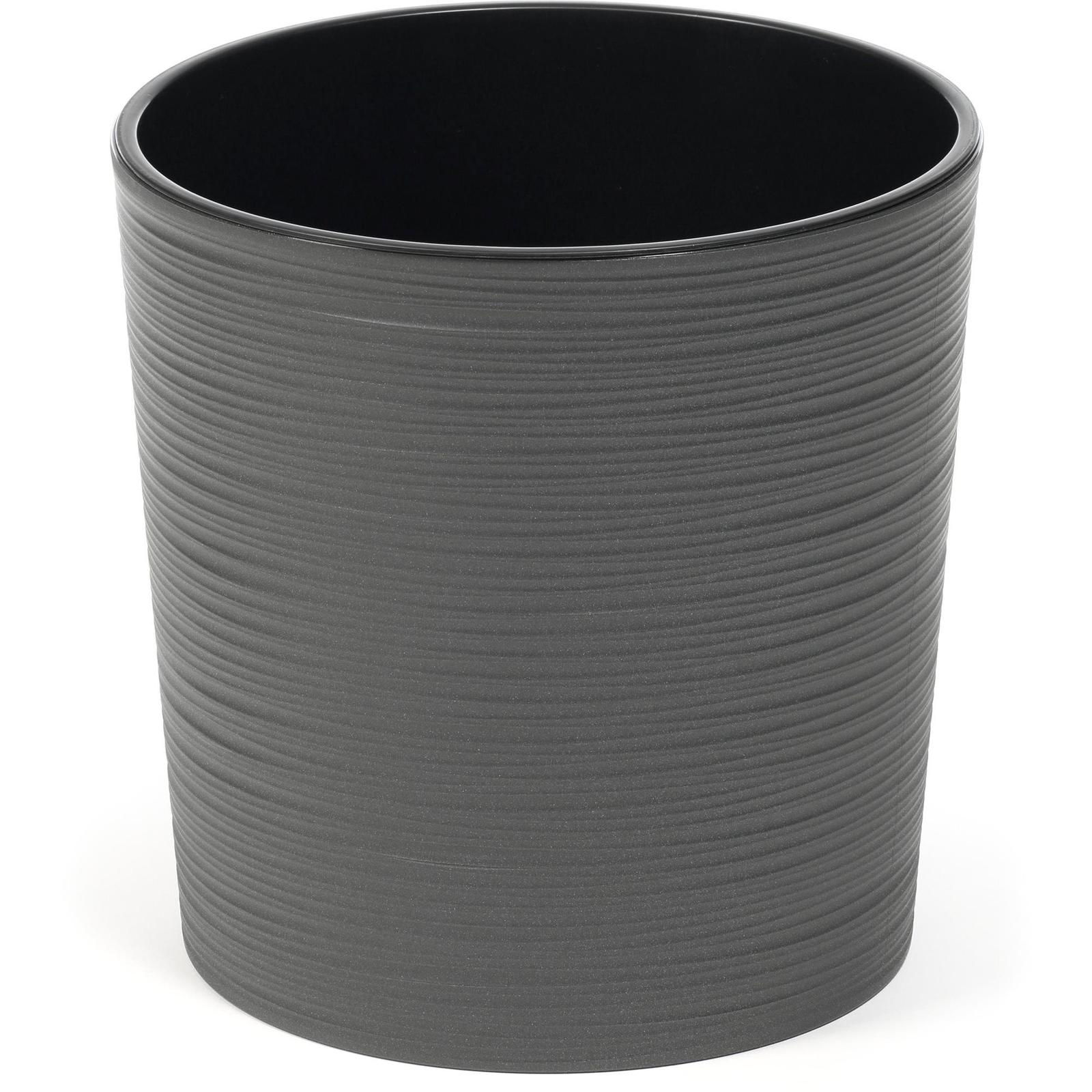 LAMELA MALWA DLUTO virágcserép - rovátka, 30 cm átmérőjű, 30,5 cm magas, grafit (1310006676)