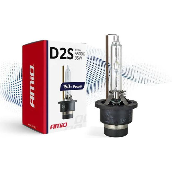 Xenon Izzó Xenon D2S 5500k Amio 150% Teljesítmény Amio-01973