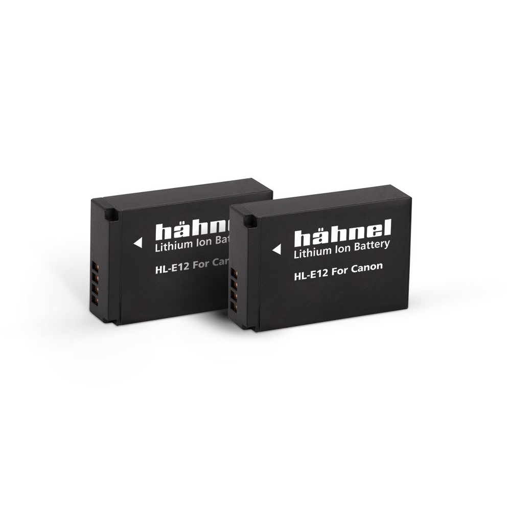 Hahnel HL-E12 Twin Pack akkumulátor 2db/csomag (Canon LP-E12, 850 mAh) (1000 160.9) (hah1000 160.9)