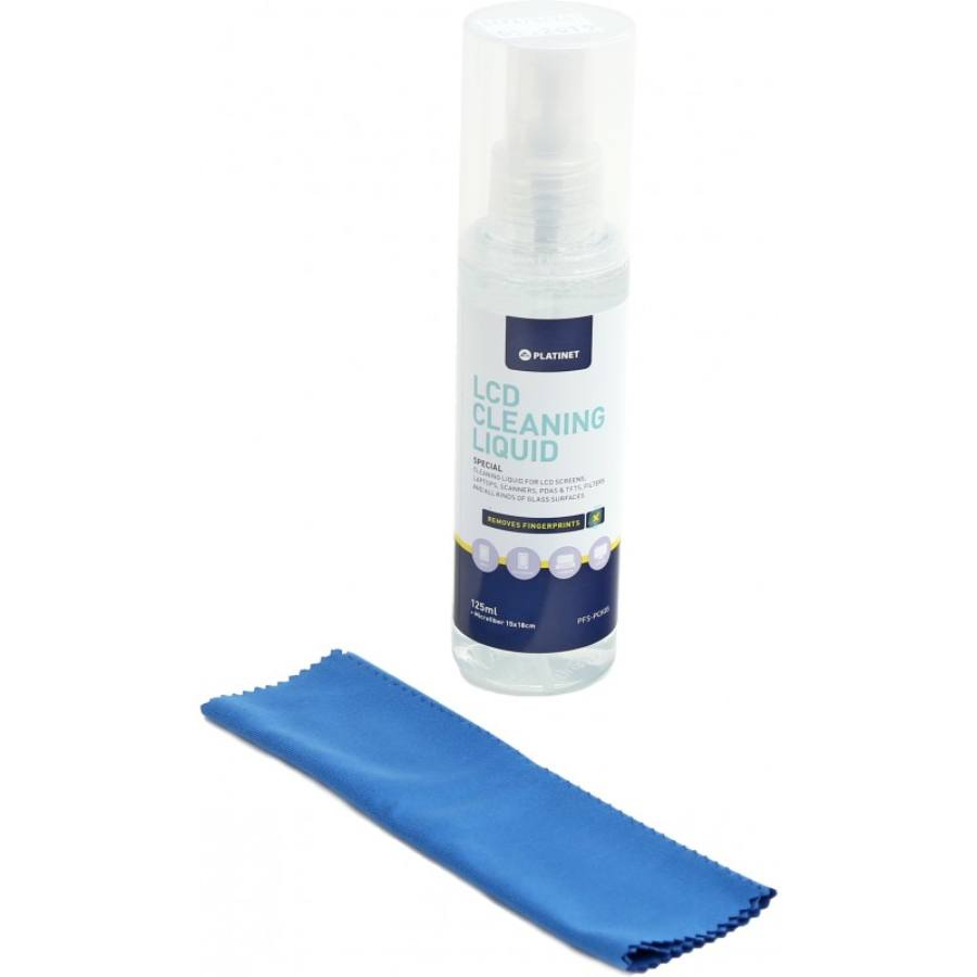 Platinet PFS-PCK05 kelléktisztító készlet LCD/LED/Plasma, LCD/TFT/plazma Berendezéstisztító folyadék 250 ml (PFS-PCK05)