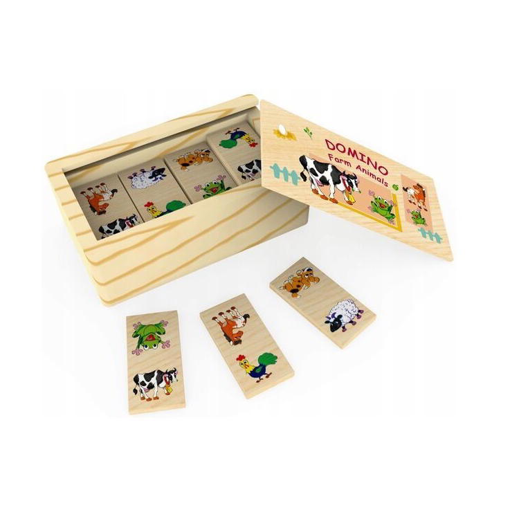 Fa dominó - farm állatok (130880)
