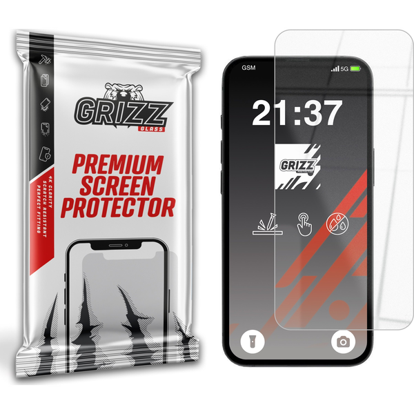 Szkło hybrydowe GrizzGlass HybridGlass do Apple iPhone 16e