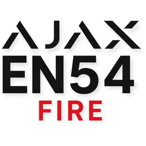 AJAX SYSTEMS EN54 FireProtect (Hő) fekete