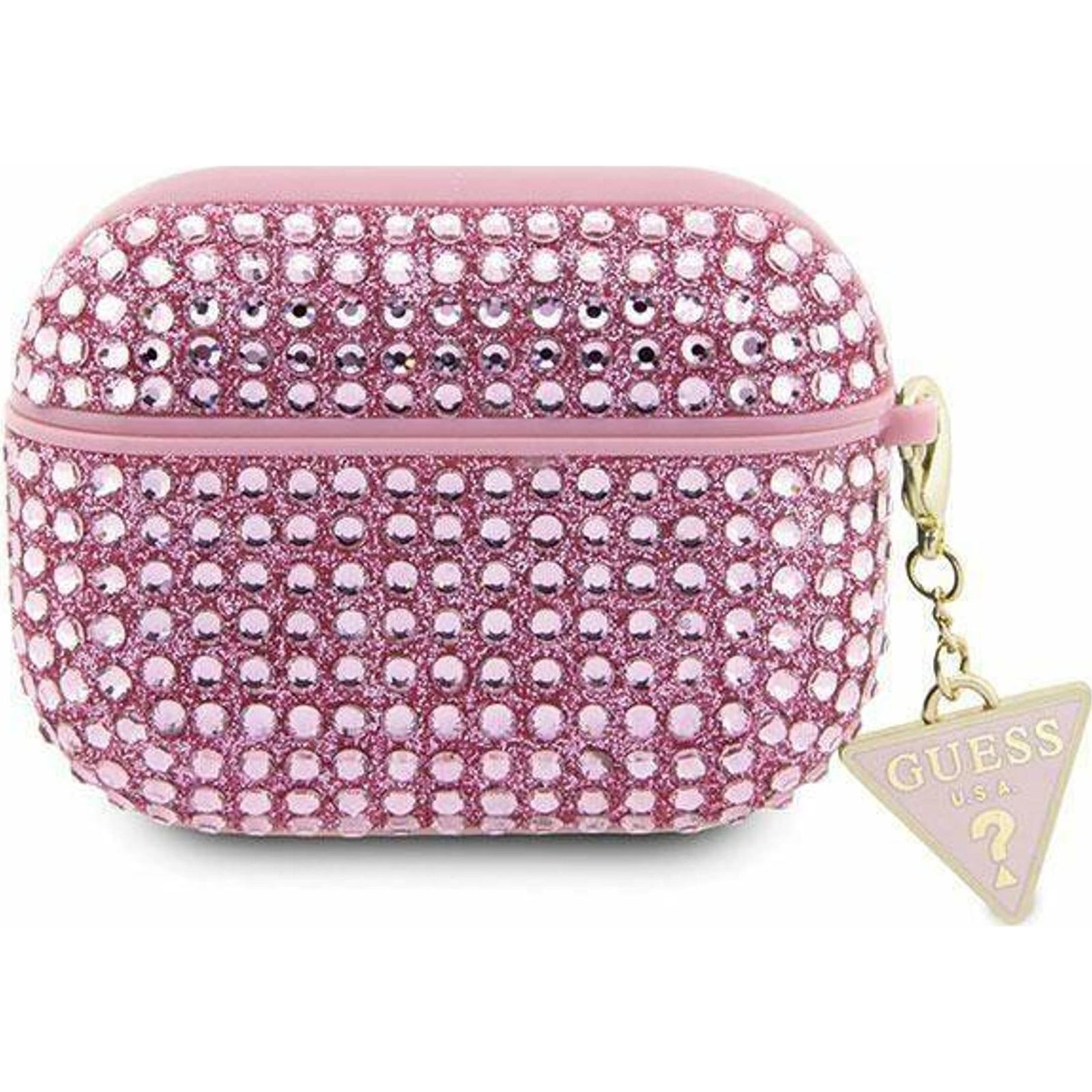 Guess GUA3HDGTPP AirPods 3 Borító - Strass Háromszög Varázsa, Rózsaszín (GUA3HDGTPP)