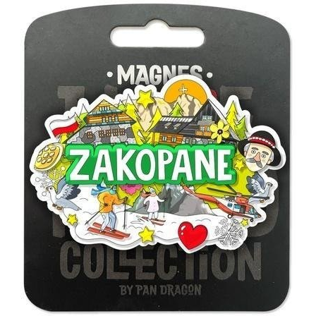 Pan Dragon Magnes I love Poland Zakopane ILP-MAG-C-ZAK-44