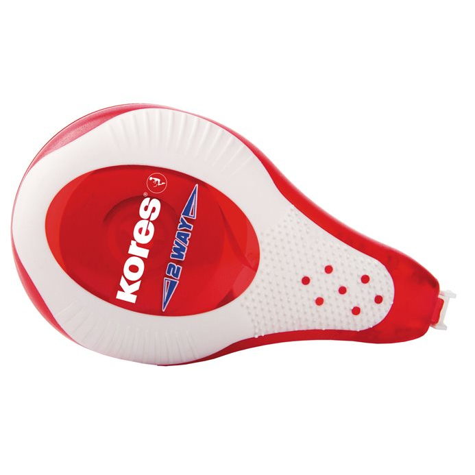 Kores 2WAY Hibajavító roller 8m - Piros (84320)