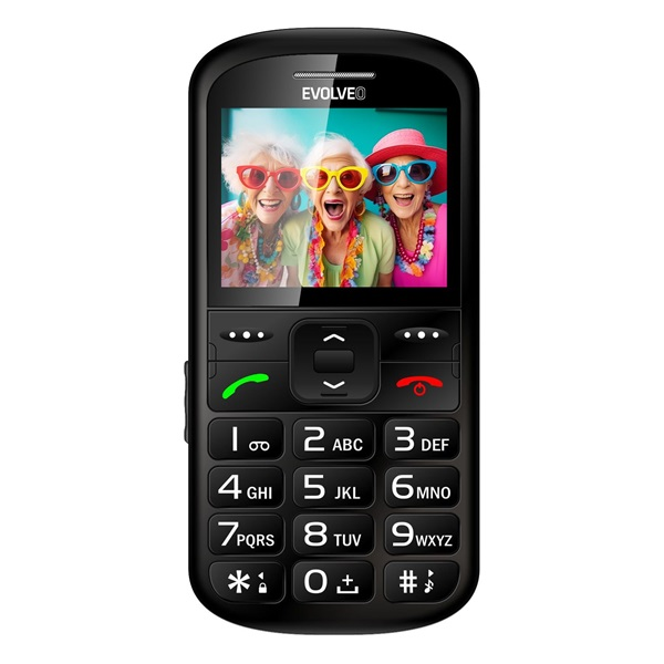 Evolveo EasyPhone XS EP570 2,2" fekete mobiltelefon (EP-570-XS-BK)