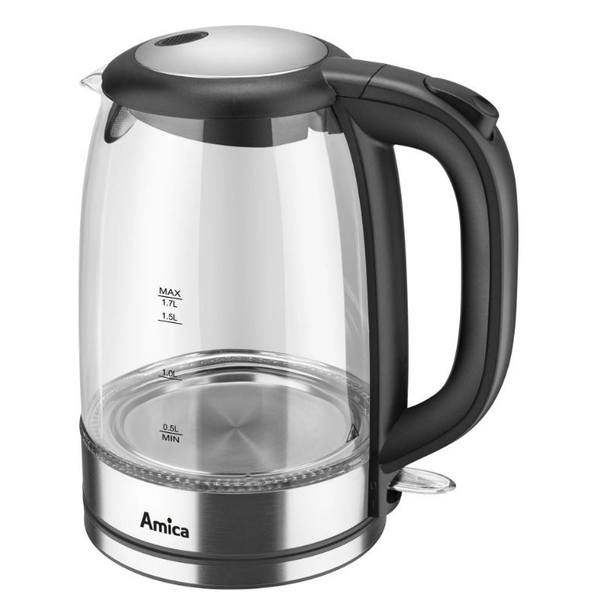 Rychlovarná konvice Amica KD 2050G 2200 W 1,7 l stříbrná/šedá