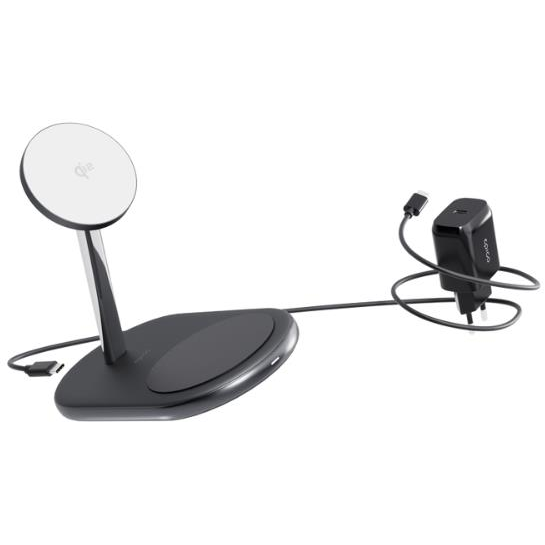 Epico UltraBase EX40 Qi2 2in1 Mag+ fekete (9915101300254)