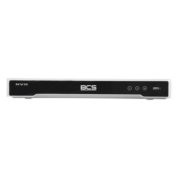 BCS BCS-V-NVR0802-A-8K-8P 8-csatornás IP felvevő PoE-val és 32MP kamera támogatással