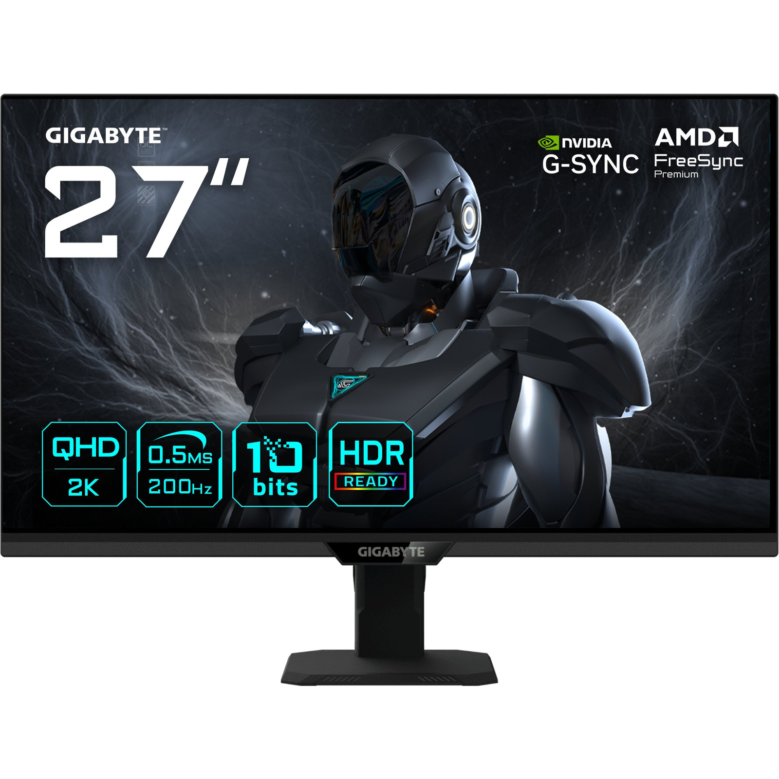 Монитор Gigabyte G27Q20T — G27Q20T EK, черен