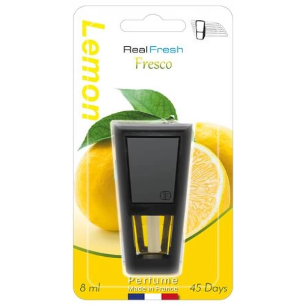 Real Fresh Autóillatosító készülék 8 ml  citrom (15160)