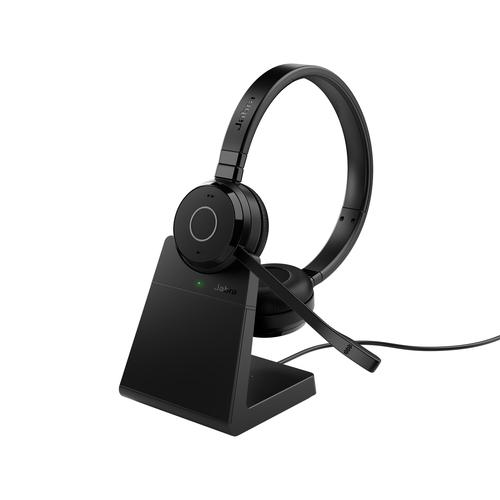 Jabra Evolve 65 TE Sztereó Headset Bluetooth USB-A Fekete