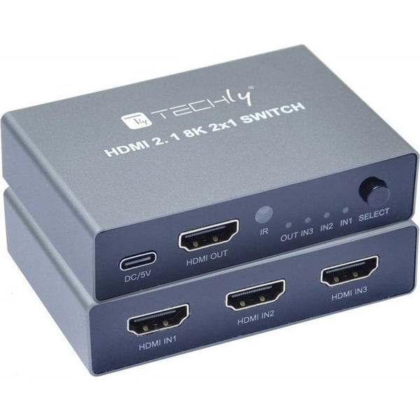 Techly IDATA HDMI-2138KT Video-Switch