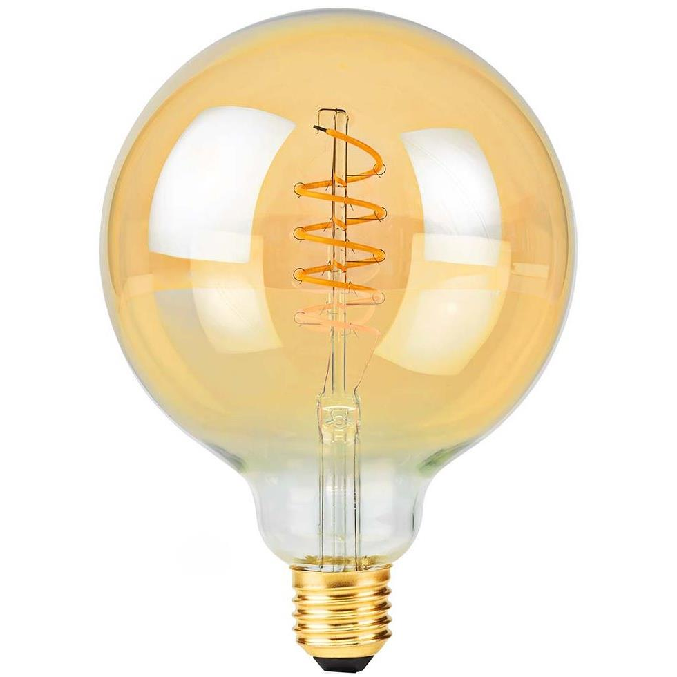 Nedis LED izzó, E27, G125, 3,8 W, 250 lm, 2100, retro (LBDE27G125GD)