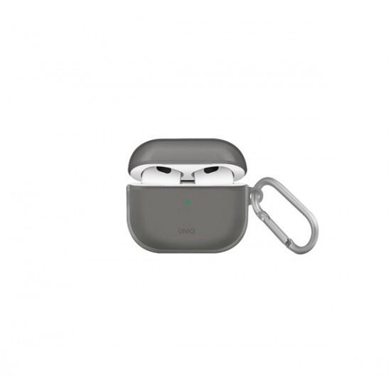 Uniq Glase Apple AirPods (3-то поколение 2021) черно-прозрачен калъф (UNIQ-AIRPODS(2021)-GLSSMK) (UNIQ-AIRPODS(2021)-GLSSMK)