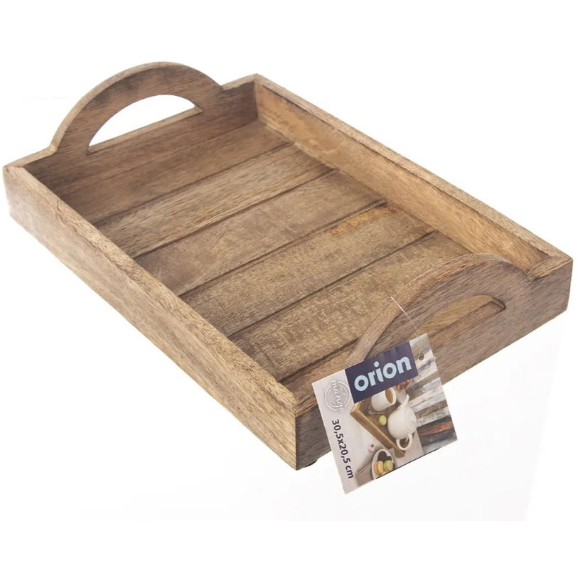 Orion MANGO Tálca 30,5 × 20,5 cm kicsi, fa (153861)