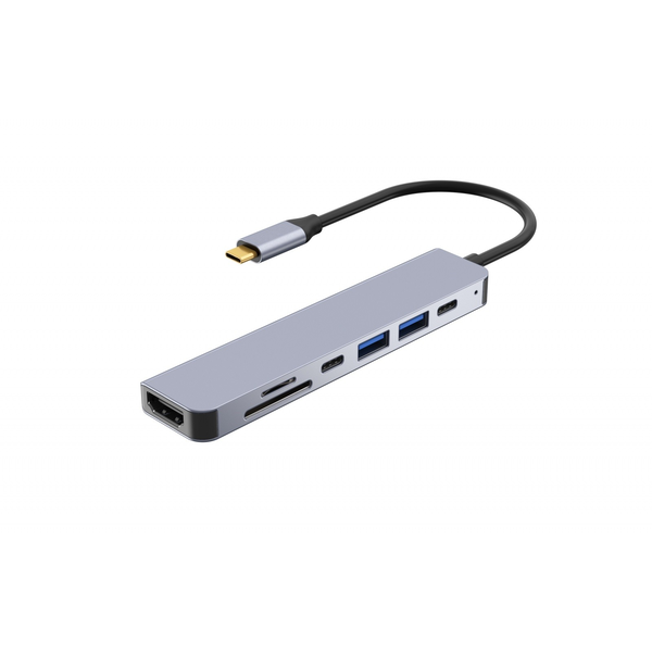 Dokovacia stanica USB hub iBOX IUH3SL4K HDMI SD PD100W